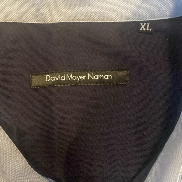 David Mayer Naman Men’s Shirt, size XL (running small) Actual size M-L - Picture 3 of 10